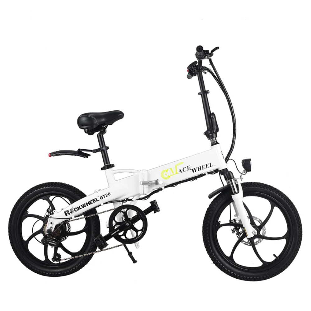 Best Europe Stock 20 Inch Electric Bike Magnesium Alloy Wheel 48v 10ah 350w Folding Electric Bike 7 Speed Gears 20" Folding Ebike 5