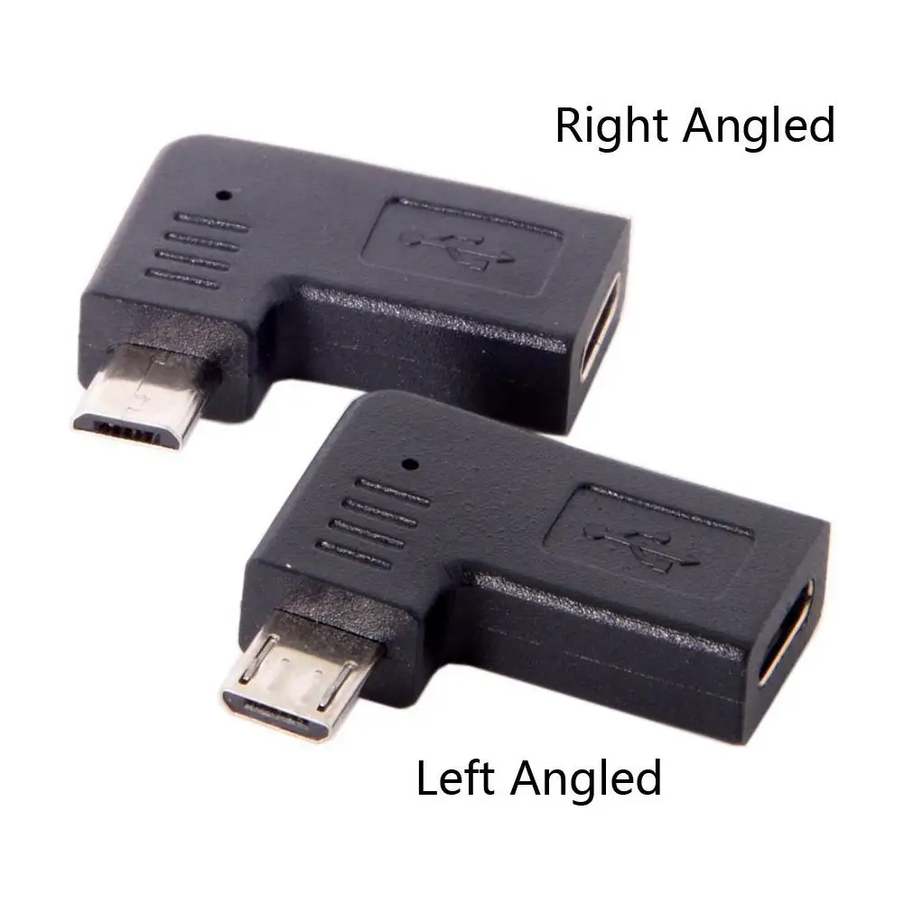USB C Type Женский Micro 2 0 5Pin адаптер для передачи данных 90 градусов левый и правый