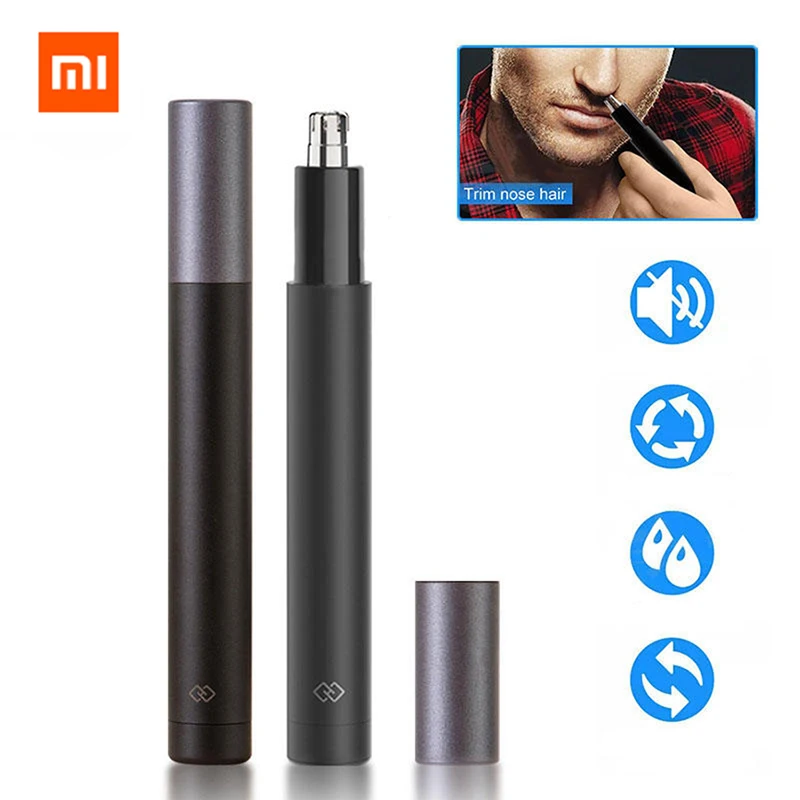 Comprar Xiaomi Mini recortadores eléctricos para el pelo de la nariz HN1 hoja afilada para lavar el cuerpo diseño minimalista portátil impermeable seguro para el uso diario