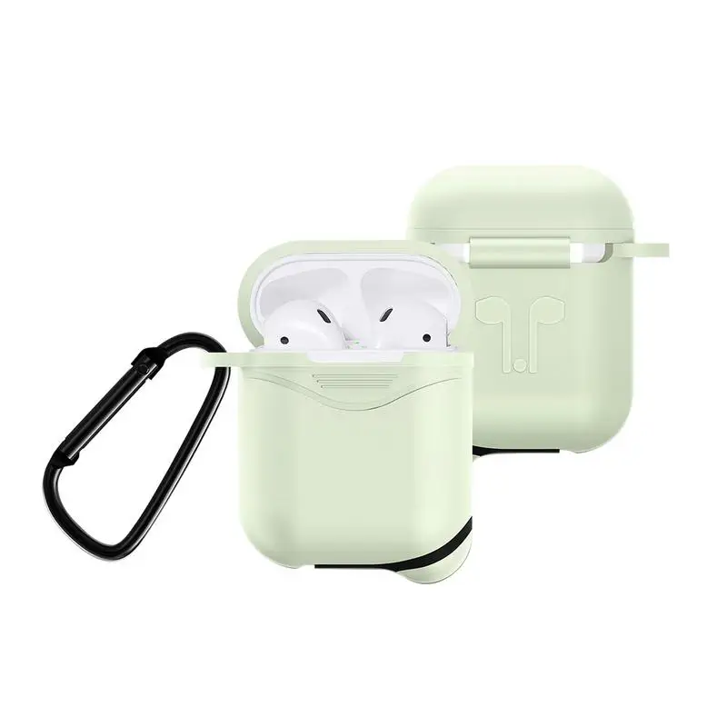 Bluetooth Headset Case Silicone Protective Case Drop-proof Dustproof Waterproof Earphone Box For AirPods Apple