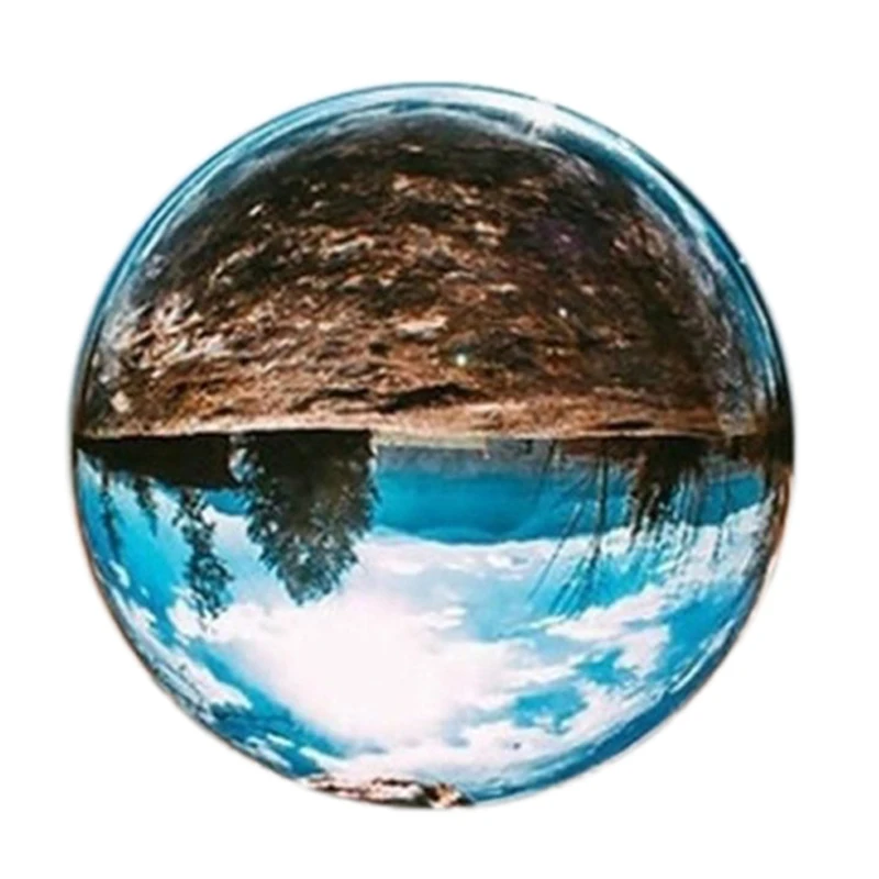 

Clear Glass Crystal Ball Healing Sphere Photography Props Gifts