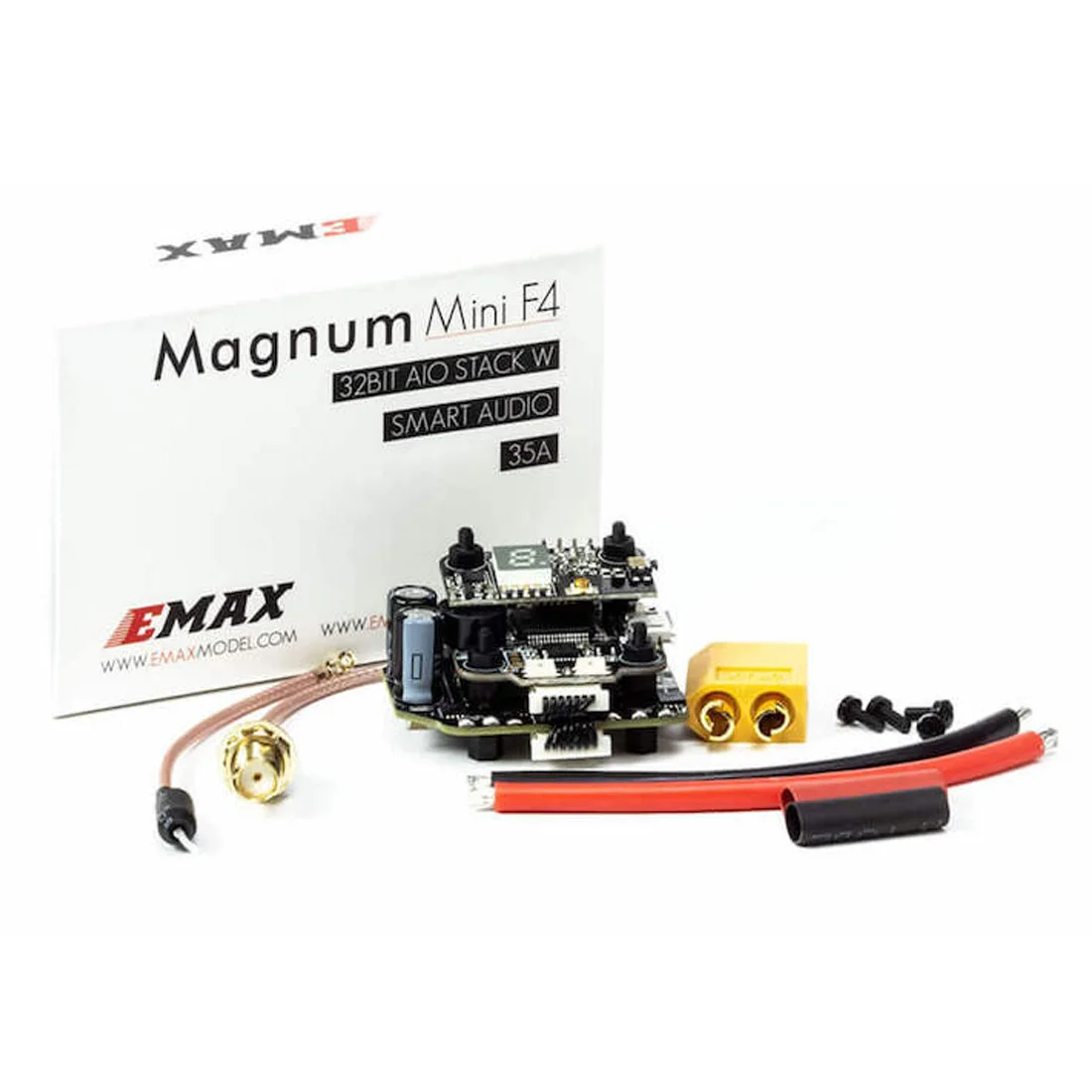 

Emax Mini MAGNUM 2 F4 Flight Controller MPU6000 6S BLHELI 32BIT 35amp BLHeli32 Capable ESC Board Current Sensor All-in-One Stack