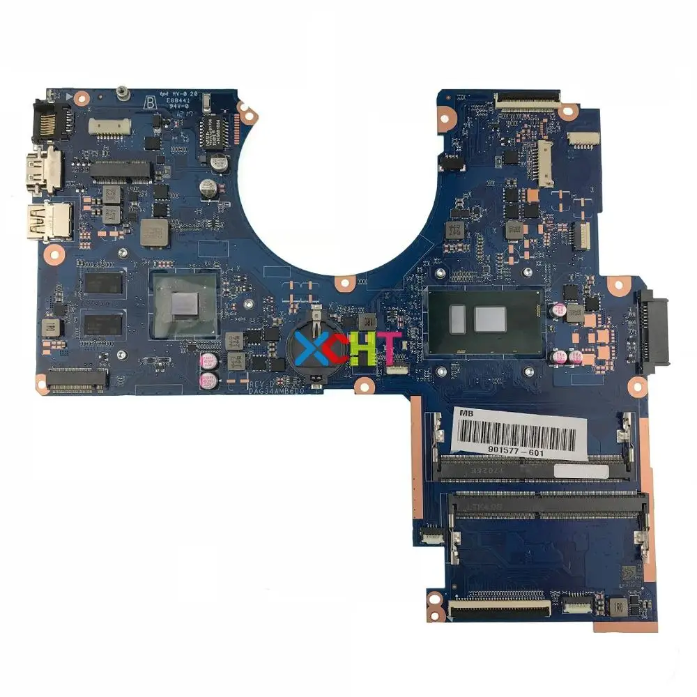 901577-601 901577-001 DAG34AMB6D0 w 940MX/2GB i7-7500U CPU для HP Pavilion Notebook 15-au Series материнская плата | Материнские платы для ноутбуков -32995320385