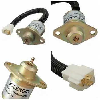 

12V Fuel Shutdown Diesel Shut Off Solenoid For Yanmar 4TNV94L-SFN 11965377950