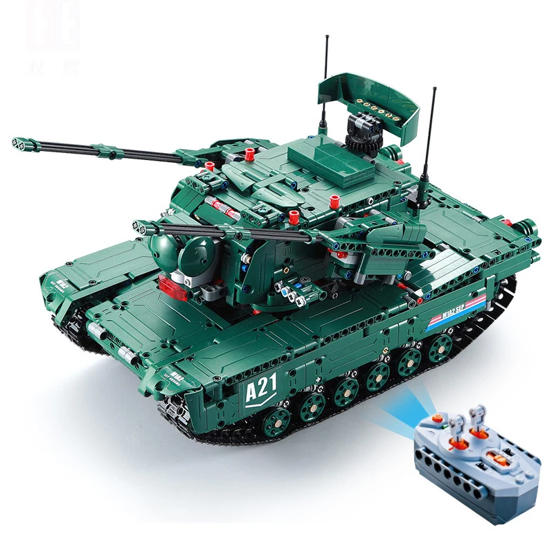 M1A2 RC модель военного танка строительные блоки 1498 шт. 1:20 трансформируемый
