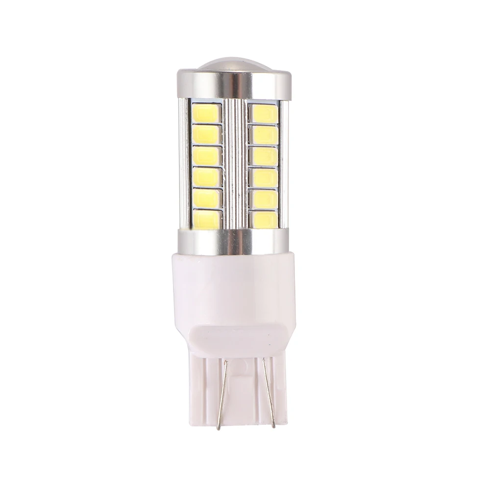

Onever Car Brake Reverse Light Fog Lamp Cool White Tail Turn Signal Light 33-LED 5630SMD License Plate Light Lamp Bulb 12V