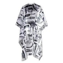 Накидка для волос парикмахерская резка профессиональный салон не липкий напечатанный водонепроницаемый тканевый плащ для укладки волос