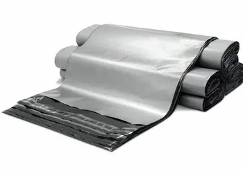 

100PCS Gray Mailer Self Adhesive Courier Plastic Poly Mailers Express Pouch Bags Post Mailing Storage Shipping Packaging Bags