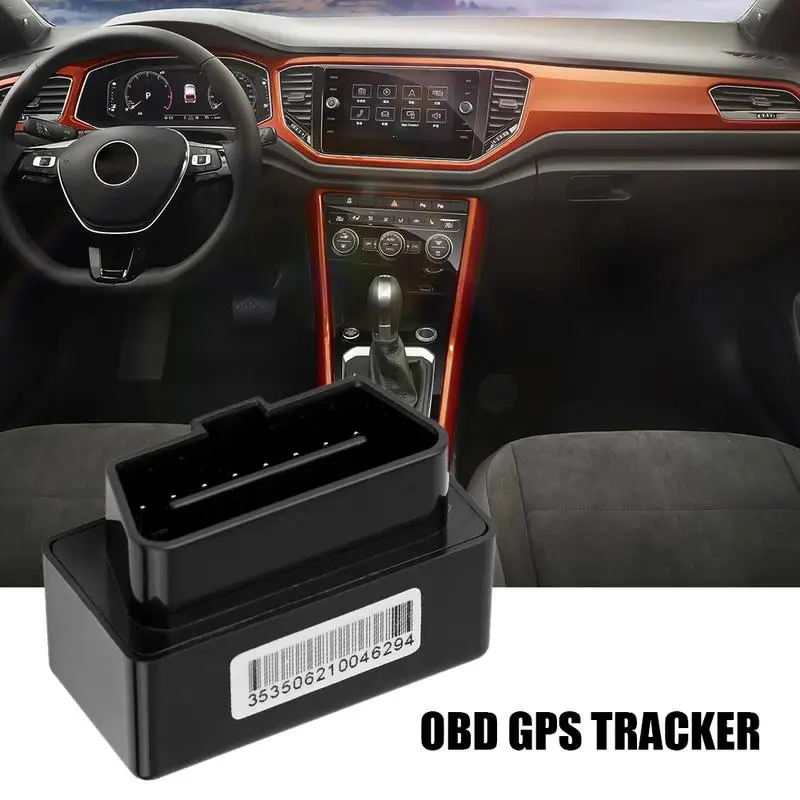 Car OBD GPS Tracker - Plug and Play Car Tracker OBD GPS Tracker Car OBD2 Tracker Real Time Locator with SOS Alarm Geo-fence, Fre