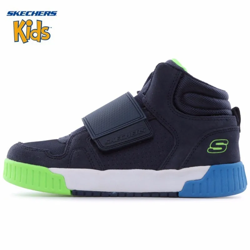 

Skechers Boys And Girls New Pattern High Help Magic Subsidies Sneakers Skateboarding Shoes Casual Shoes #93740L