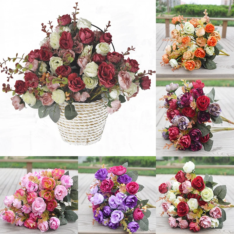 

Photography European Style 1 Piece Props Artificial Flower Rose Flower Photo Autumn Version Of Diamond Decorative Flower