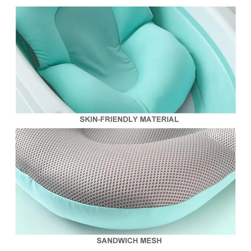 الطفل وسادة حمام الحشو لينة الرضع المتسكع ل حوض مكافحة زلة حصيرة الوليد حمام دش وسادة