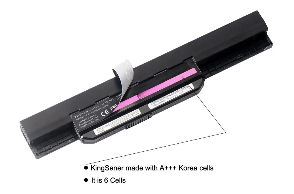 Najtaniej KingSener A32 K53 A41 K53 bateria do laptopa asus K53 K53E X54C X53S X53 K53S X53E K43E K43S K43U X43S X43SJ X43SV A43S A53S