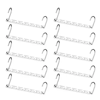

Magic Hangers,Space Saving Hangers Magical Clothing Hanger with Hook Stainless Steel Wonder Closet Organizer