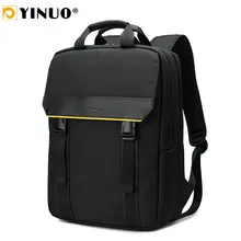 YINUO многофункциональный мужской портфель сумки для 1" ноутбука назад анти кража Водонепроницаемый с держателем брелка бизнес сумка