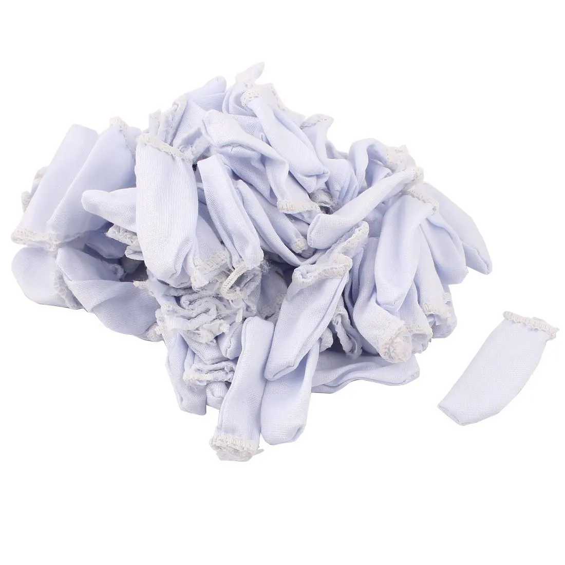 

500pcs 6cm White Working Tool Anti-Static Elastic Finger Cots Sleeve
