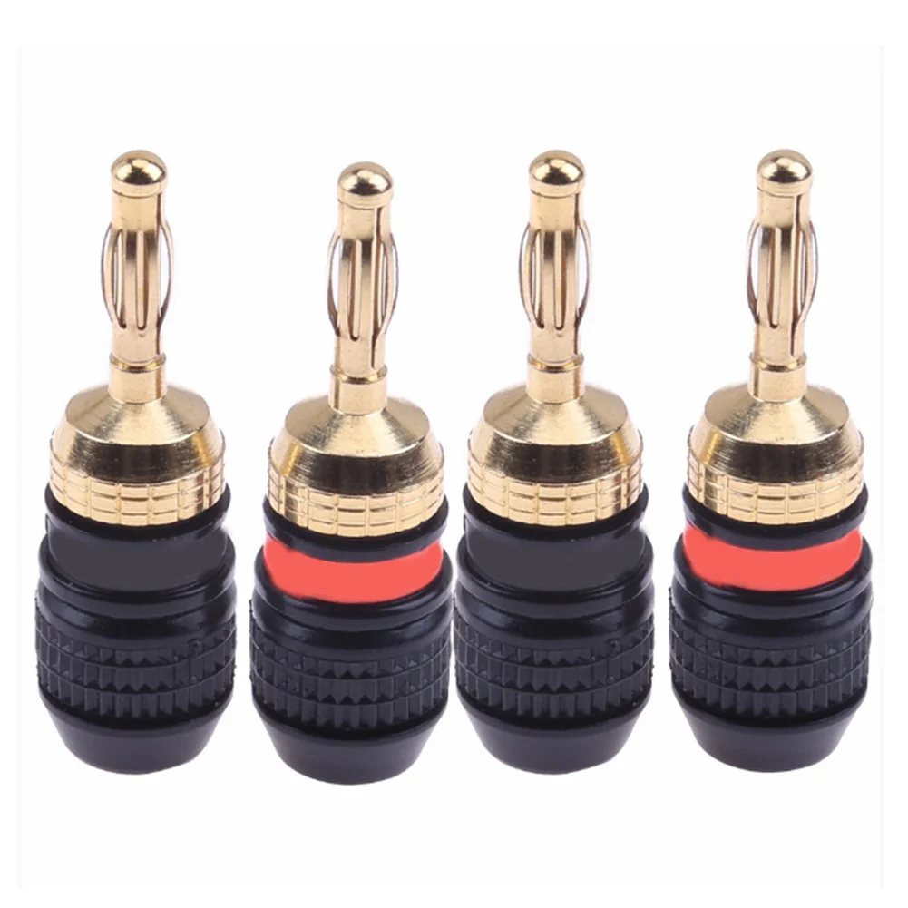 

4pcs PK-BFA Loudspeaker Cable Plug Anti-corrosion Portable Plug Adapter