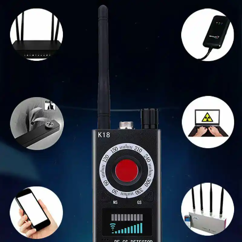 ForceSthrength K18 Anti-intercettazione Anti-Sneak Shot Rilevatore GPS Wireless Rilevatore di Bug Audio
