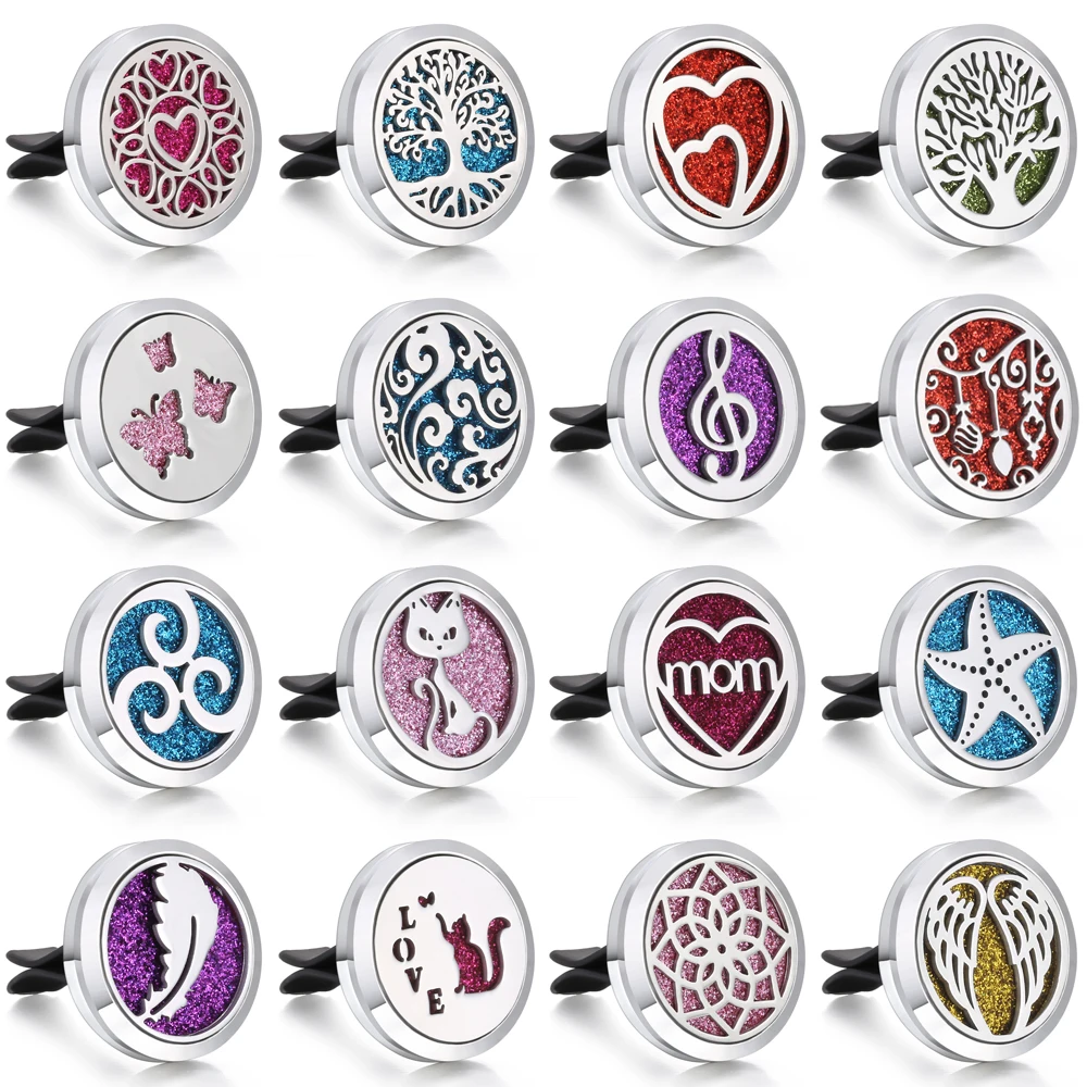 

Aromatherapy Jewelry Car Perfume Diffusers 127 Designs Tree of Life Essential Oil Diffuser Perfumes Clip Mother's Day Present