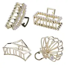 1 шт. в виде ракушки Квадратные Металлические Заколки для женщин заколки для макияжа заколки для волос держатель для душа стайлер для укладки волос зажим инструмент