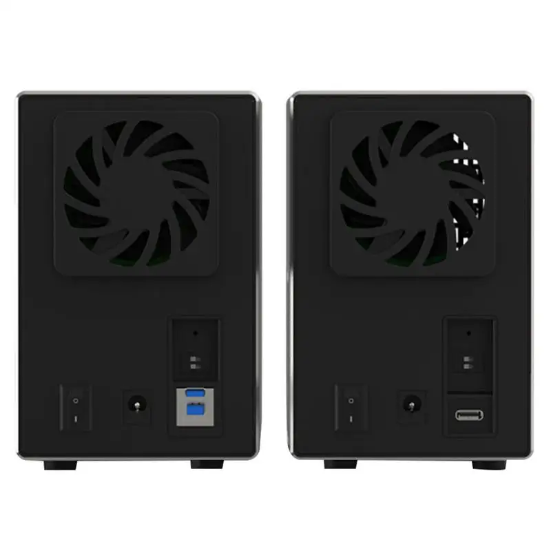 

Network Storage Box 3.5-inch Double Hard Disk Array Enclosure USB3.0 HDD Metal Case SATA Hard Disk Box