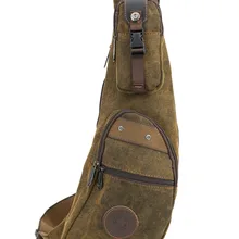 Новая мужская холщовая переноска-слинг, Повседневная сумка на плечо, модная сумка через плечо