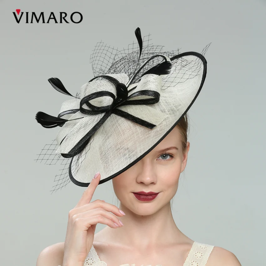 VIMARO Ivory Hair Fascinators Hats For Women Elegant Fascinators For