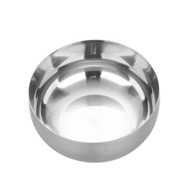 Korean Stainless Steel Rice Bowl Dish Korea Warm Bowl Traditional Bowl