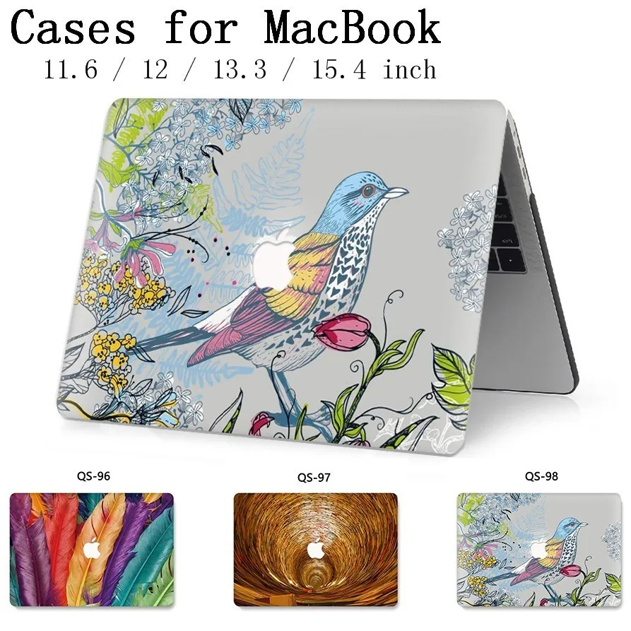 

For Notebook bag MacBook Laptop Case Sleeve For MacBook Air Pro Retina 11 12 13.3 15.4 Inch With Screen Protector Keyboard Cover