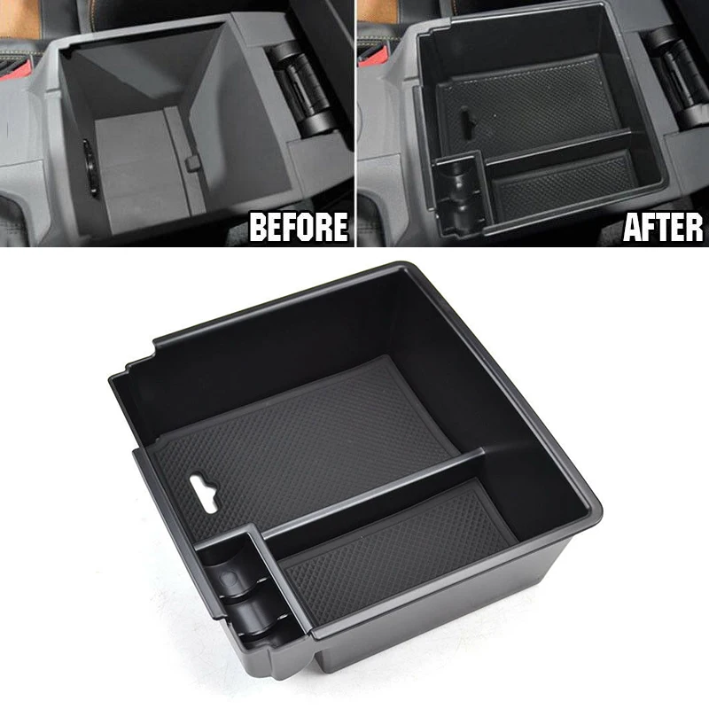 

1pcs Car Center Console Armrest Storage Glove Box Tray For Ford Ranger (12-2018)