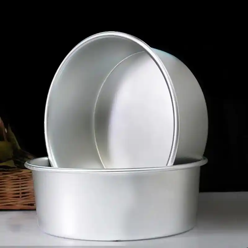 4 "круглый из алюминиевого сплава торт печка для выпечки олова формы лотка формы для духовки высокого качества круглая форма для кекса