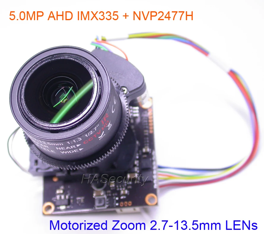 AHD 5 МП 4 моторизованный зум 2 7 13 мм объектив с автофокусом 1/2.8 STARVIS IMX335 CMOS NVP2477