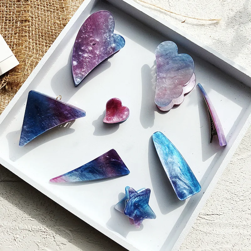 

1PC New Arrival Women Hairpin Dropship Colorful Hairgrip Hair Accessories Hair Clips Cloud shaped Hair Claw