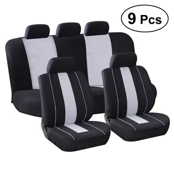 

9 in 1 Universal Seat Covers Blanket Pad Protectors for Car SUV Truck (Black)