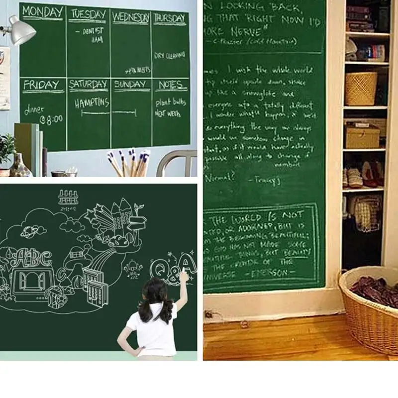 

45*200cm Soft Flexible Whiteboard Wall Message Board Notes Waterproof Wall Sticker Decal Message Reminder