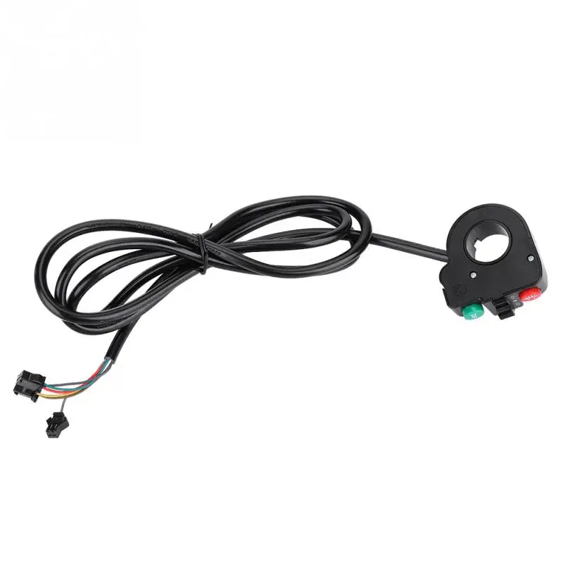 Discount 3 in 1 Electric Bicycle Headlight Bell Switch Bicycle Light Horn Turn Switch Button for E-Bike Electric Scooter 5
