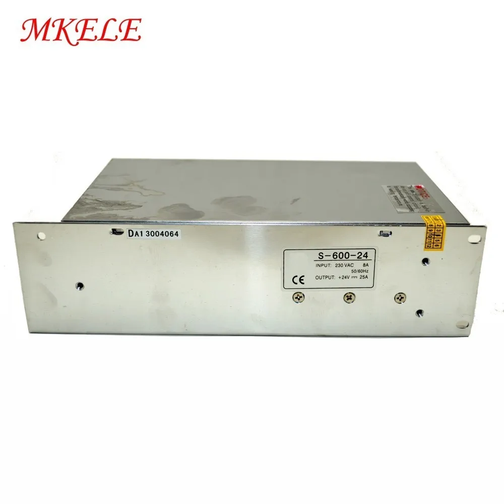

600W 24V 50A Single Output Switching power supply for LED Strip light AC-DC S-600-24 smps