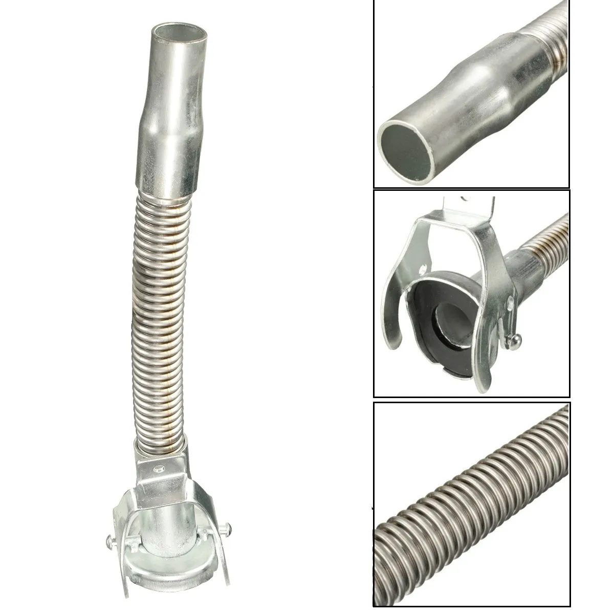 Buy Silver Flexible Metal Pouring Can Spout W/ Gas