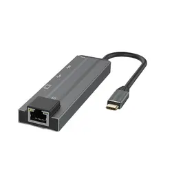 Тип-C 5 Гбит/с, высокая скорость до 100 м RJ45 1080 P HDMI Сеть концентраторы Usb3.0 Usb2.0 5 Порты Dock с Pd Зарядное устройство для ма cbook портативных ПК