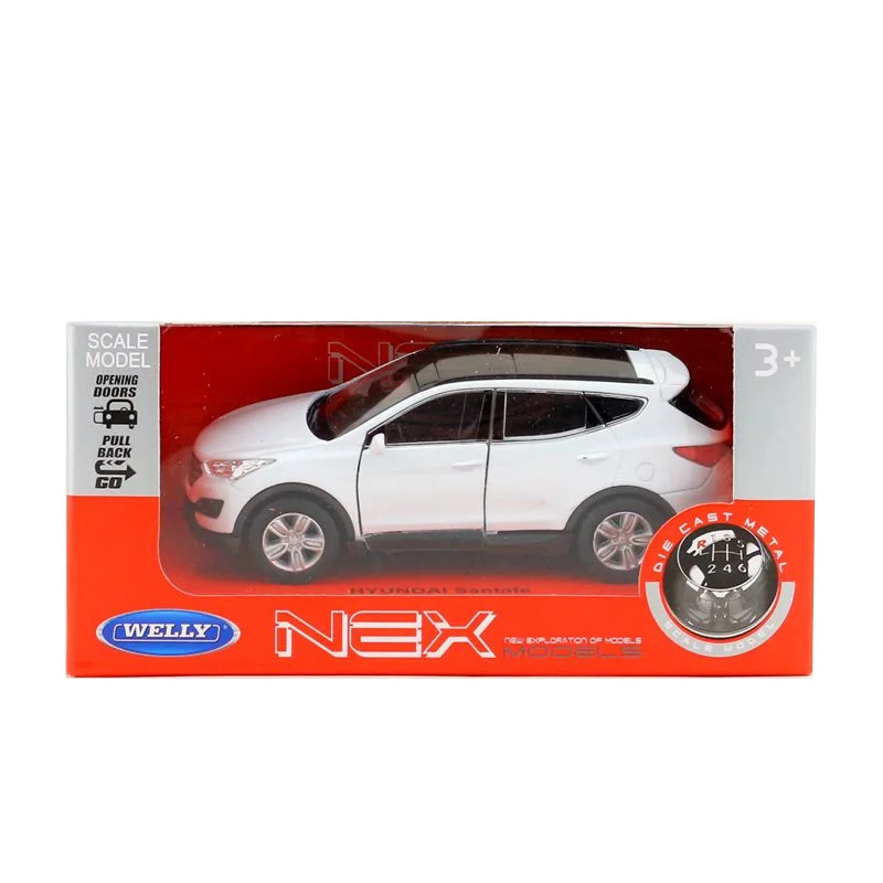 Welly литая металлическая модель/Масштаб 1:36/внедорожник Hyundai Santafe Спортивная