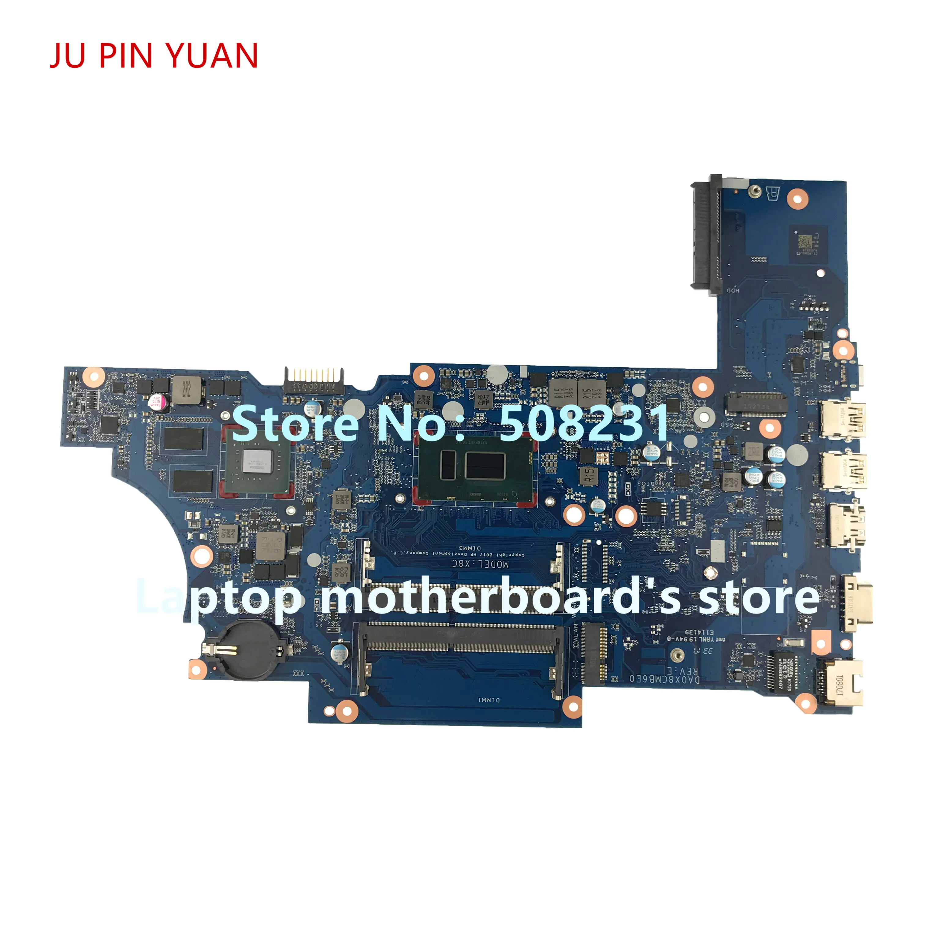 JU PIN YUAN L00829 601 дайте 0x8 см b6e0 для ноутбука HP ProBook 450 G5 материнская плата полностью