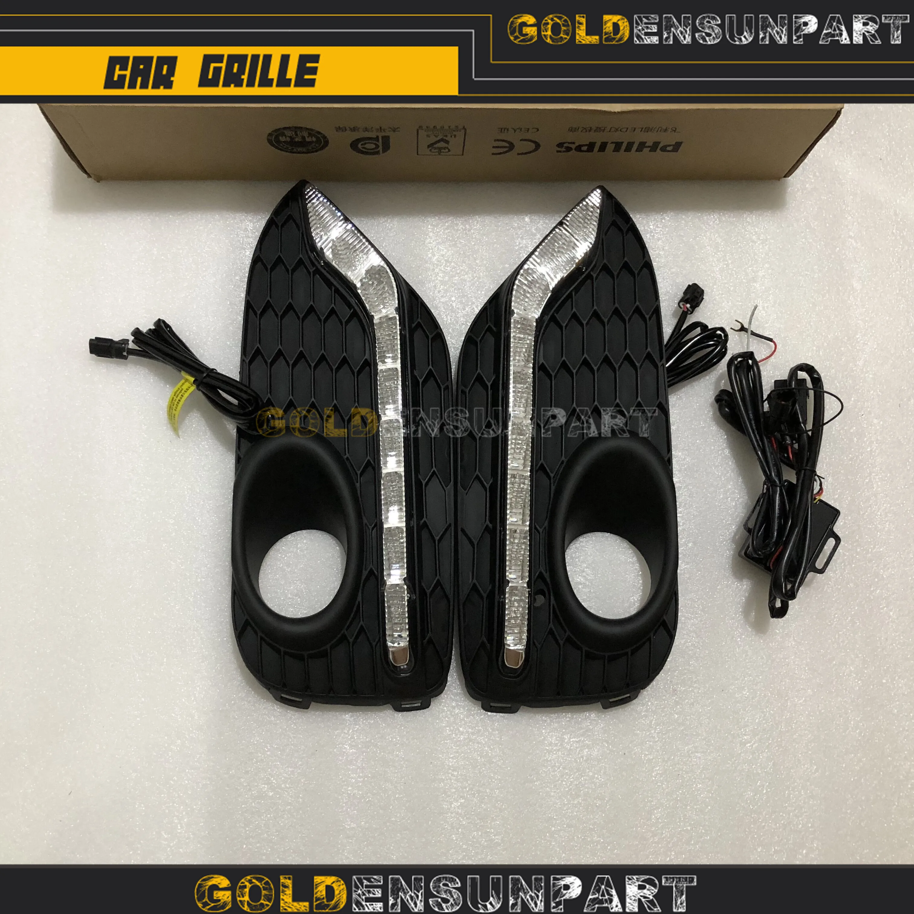 

2pcs White LED Daytime Running Light DRL Lamp For HONDA Crosstour 2013-2015