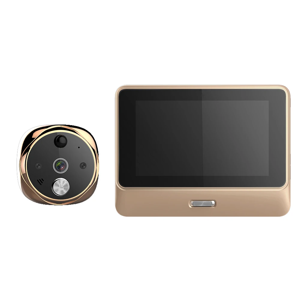 Buy 5 Inch Doorbell Viewer Digital Door Peephole Viewer Camera Wireless Wifi