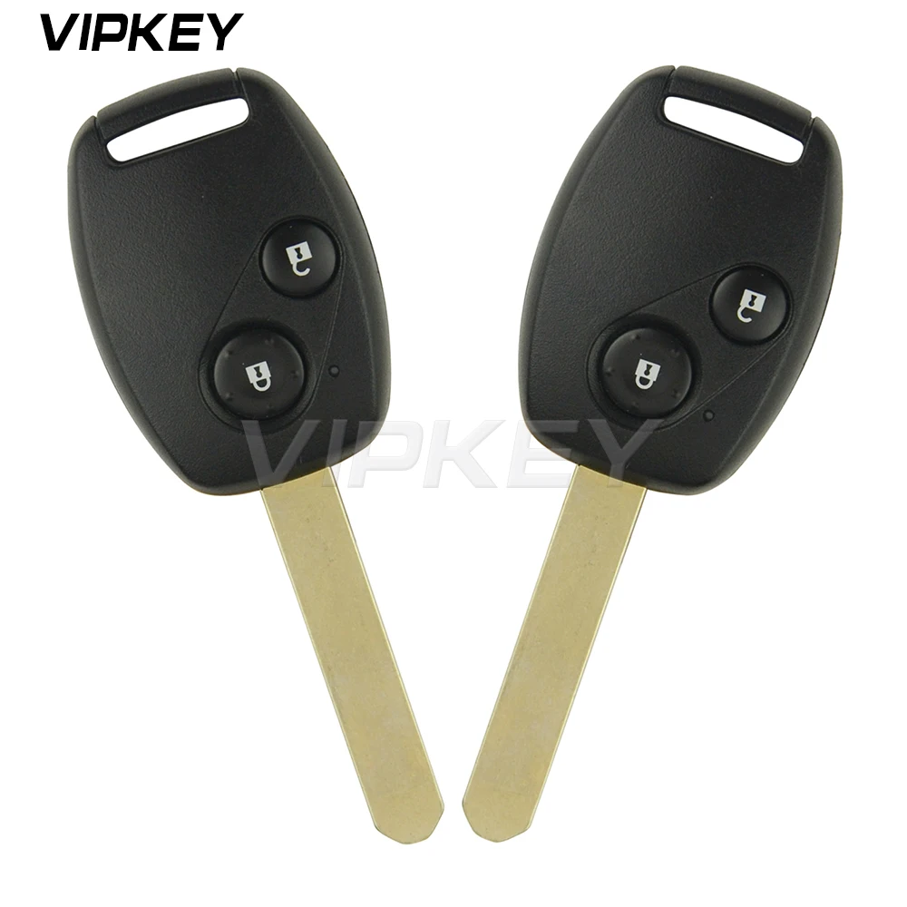 Remotekey 2pcs 434Mhz PCF7961-ID46 Chip 2 Button For Honda CIVIC ACCORD JAZZ CRV Car Remote Key HRV HLIK-1T remotekey for honda accord civic cr v 3 button with panic no chip room replacement case cover shell