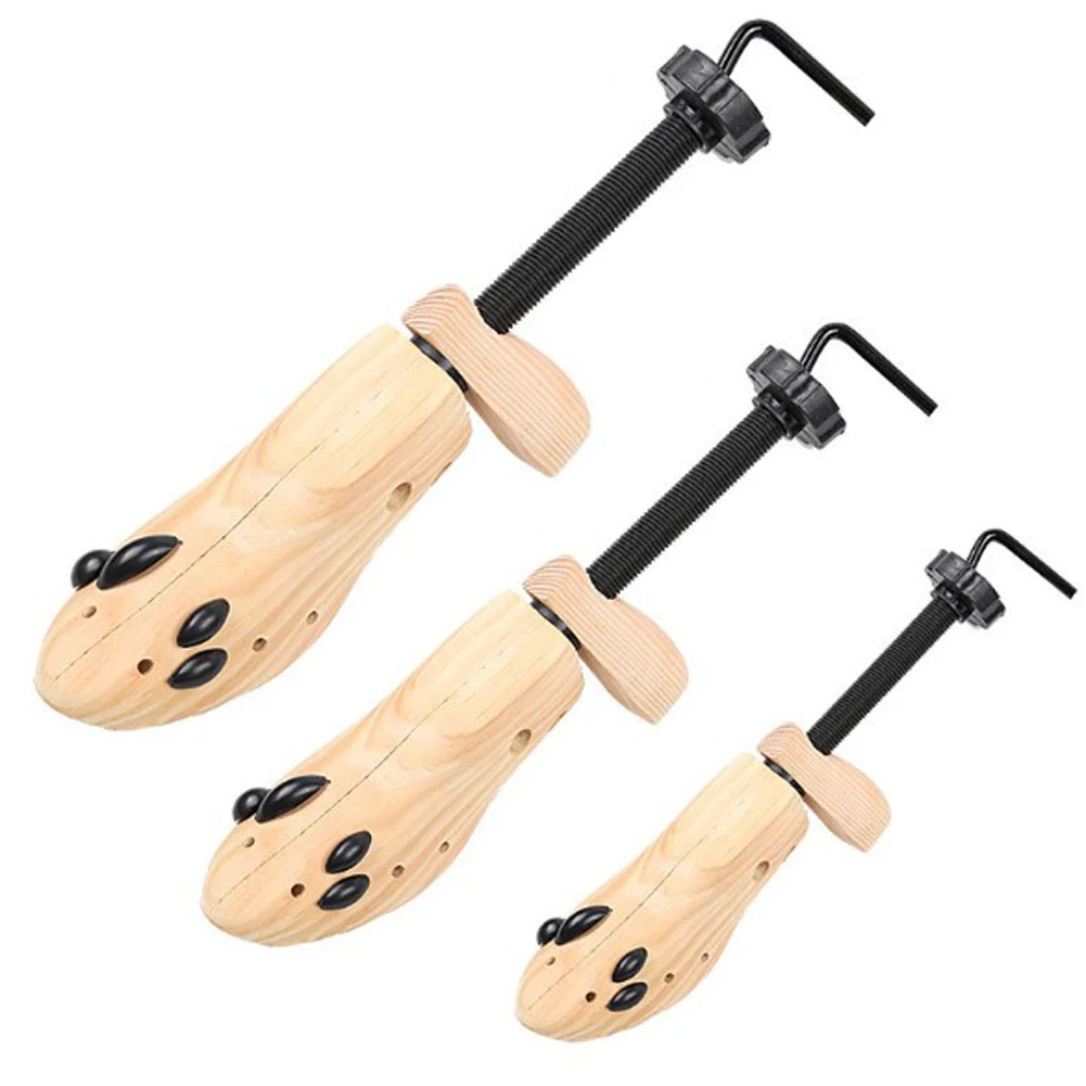 

1Pcs Men Women Wooden Adjustable 2-Way Professional Shoe Stretcher Shaper Tree