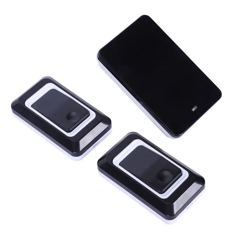 

Wireless Doorbell Kit, 300M Operation, 36 Bells,2 Receivers, With Sound, Low Power Consumption US Plug
