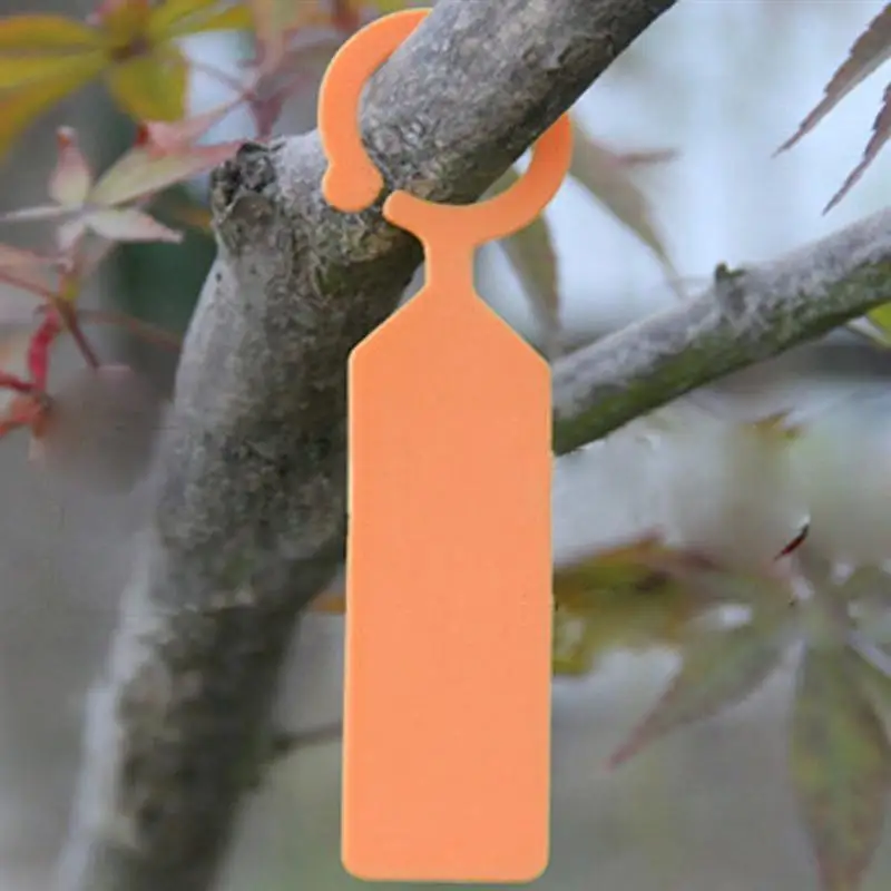 

100PCS PP Greenhouse Gardening Plant Ring Hanging Collar Tag Label Free Shipping