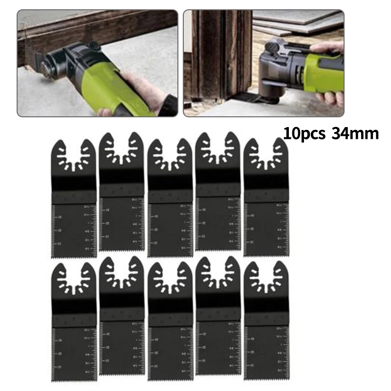 

10pcs HCS Universal Oscillating Multi Tool Saw Blades Cutter For Power Tools