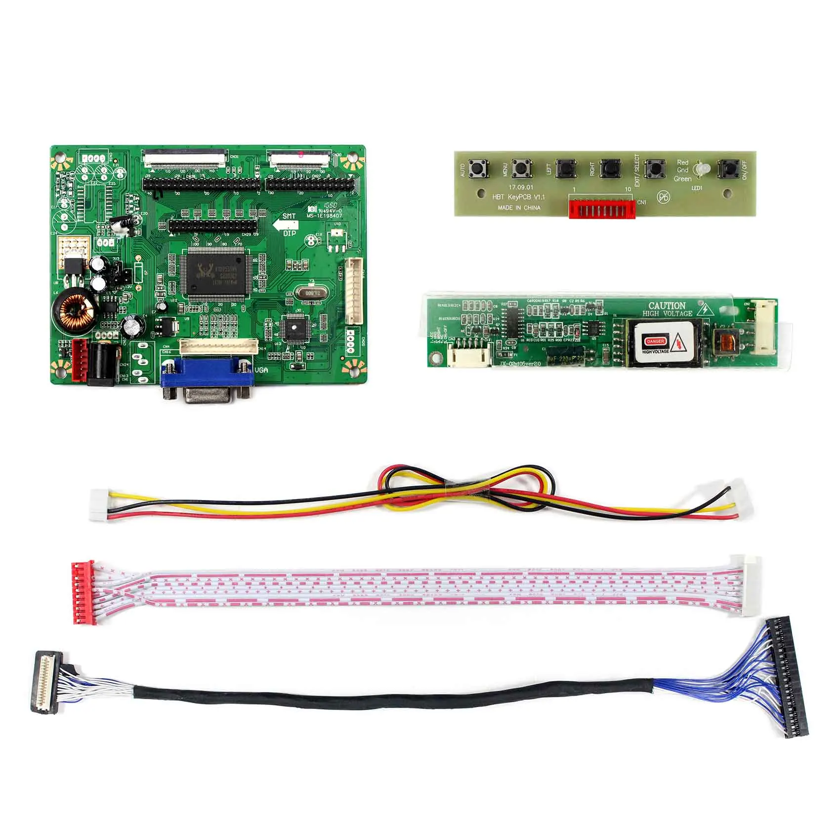 Подходит для 640x480 2CCFL инверторная плата NL6448AC33 RTMC7B A VGA LCD контроллера|Запасные