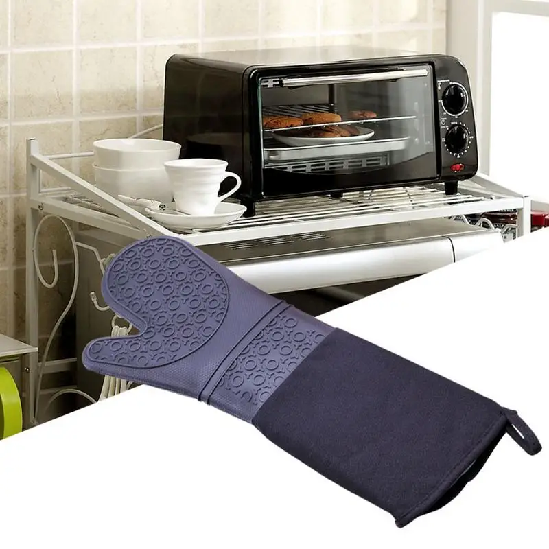 Silicone Oven Mitt Thickened High Temperature Resistant Heat Insulation
